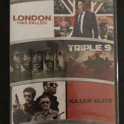 Killer Elite Triple 9 London Has Fallen DVD 