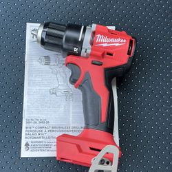 Milwaukee M18 18V #3601-20 Brushless  1/2 in. Compact Drill/Driver (Tool-Only)