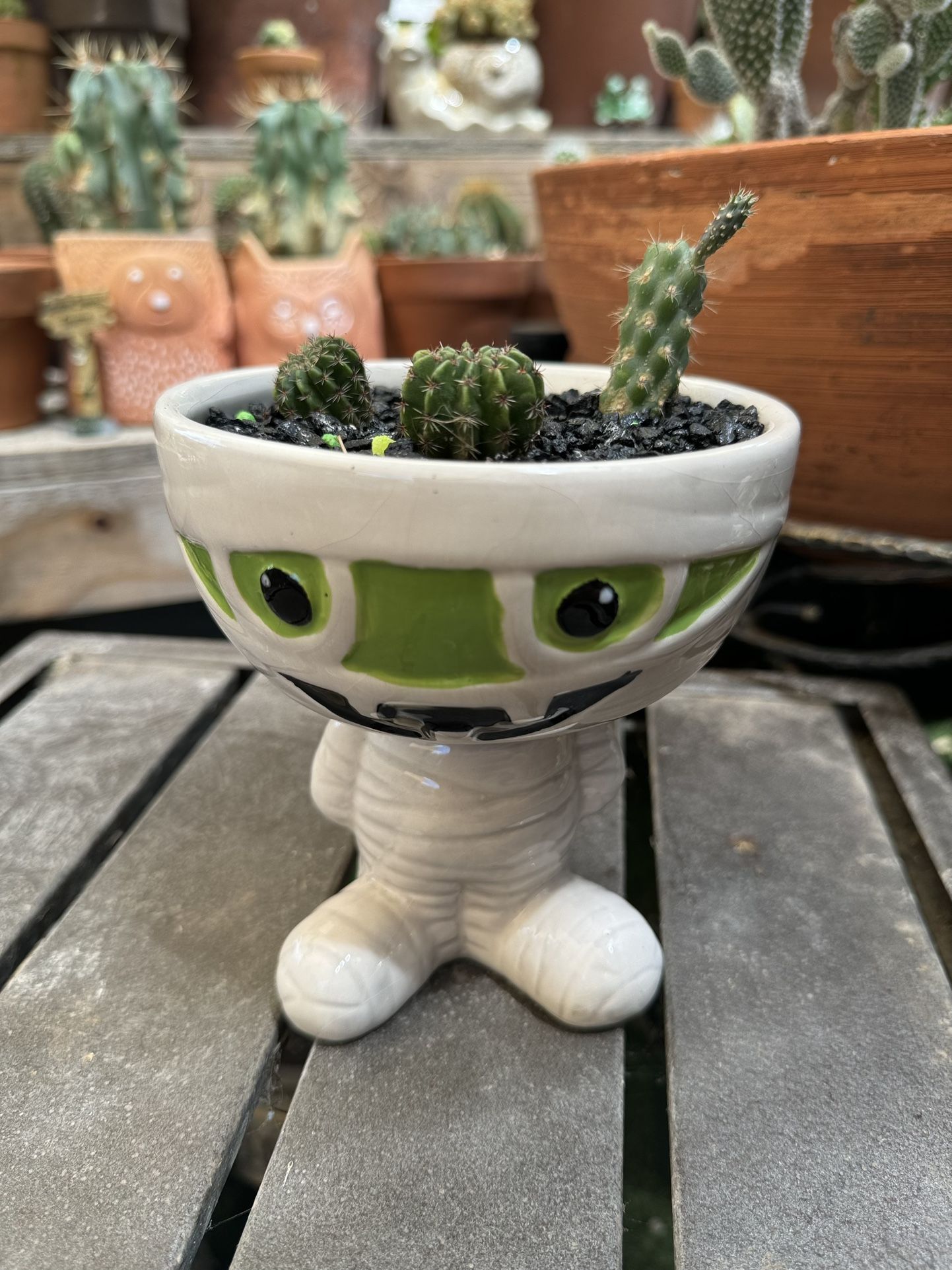 Ceramic Halloween Pot