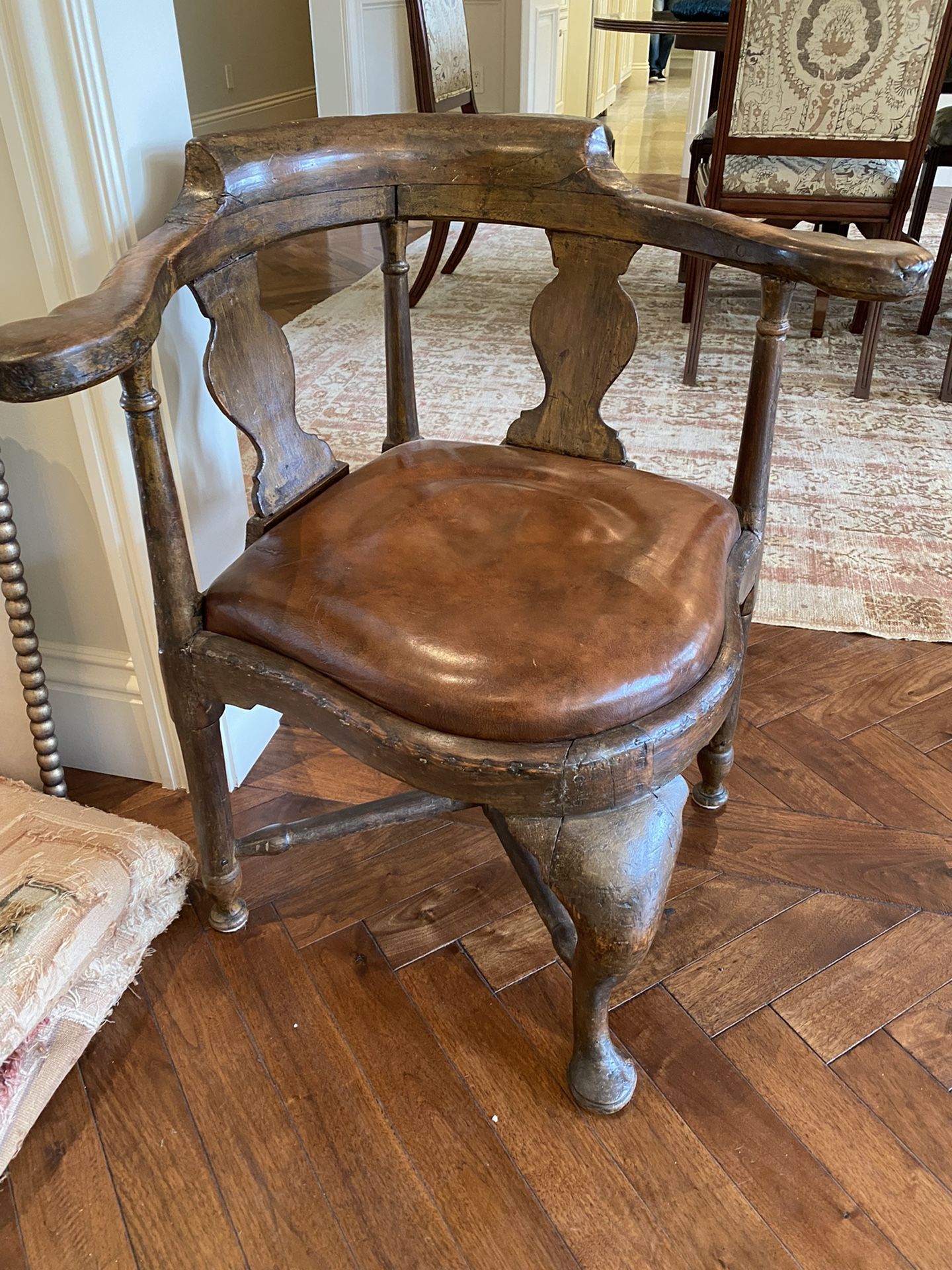 Antique Corner Chair 