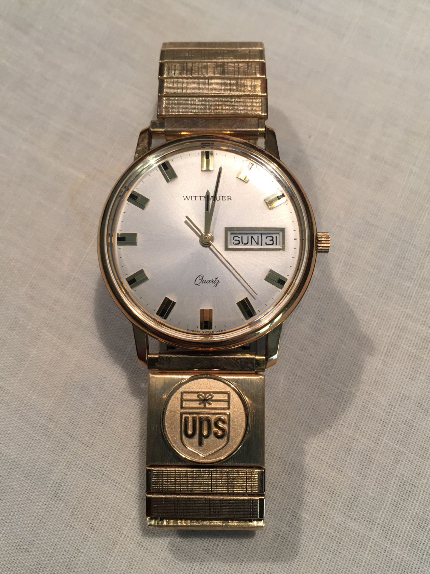 WITTNAUER Solid State Quartz Analog UPS 5 yr Safe Driving Watch