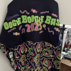2025 Disney Oogie Boogie Glow In The Dark  Long Sleeve Shirt