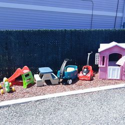 Playhouse, Outdoor Toys (Items Sold Separately or Together)
