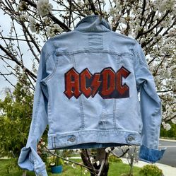 Women’s AC/DC Small Mudd Jean Jacket