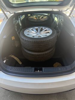 19” slipstream tesla  245/45 -R19 Set of 4 Wheels and Tires 95% threads