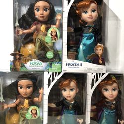 $15 Each Princess Raya/ Anna They Are 14 Inches  Brand New And Pick Up Gahanna