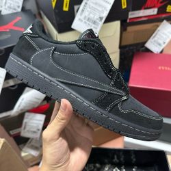 Jordan 1 travis scott black phantom