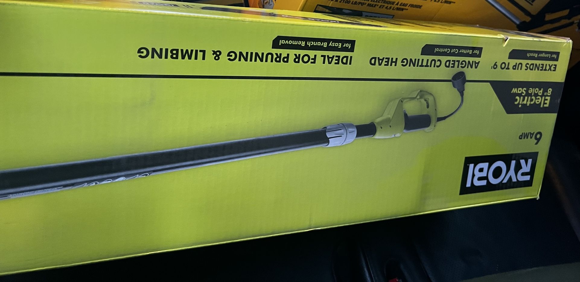 RYOBI 8 in. 6 Amp Pole Saw