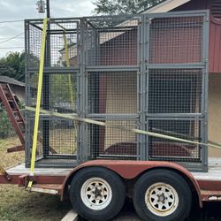 Jaula Grande Con 9 Departamentos