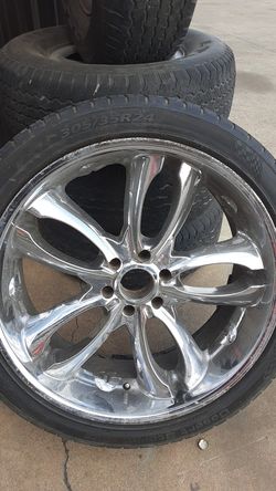 24" rims 6 lugs Chevy