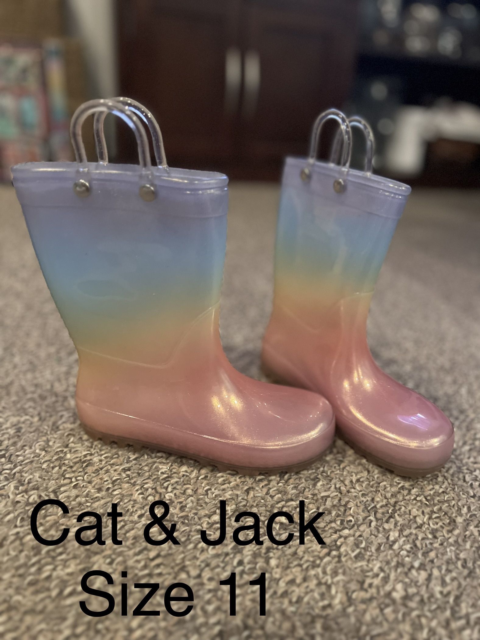 Girls Kids Rain boots