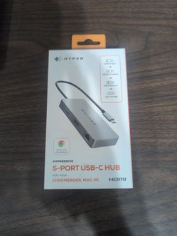 Hyper Hyperdrive 5 Port USB - C Hub  New