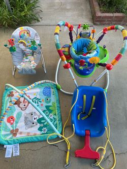 Baby jumper and staff