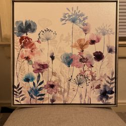 Floral Canvas Paintings (2) 