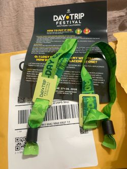 Long Beach Daytrip Festival wristbands for sale!! Long Beach this weekend 3 day passes