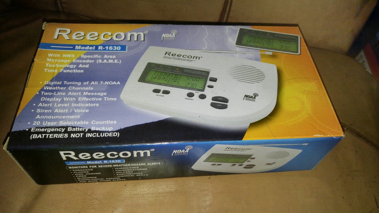 Reecom R-1630 Public Safety Alert. NOAA