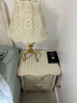 Pier 1 import matching wicker night stands ! $300 delivery 🚚 included!