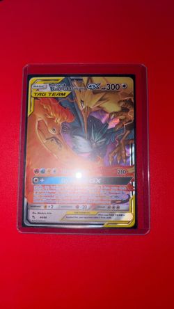 Moltres & Zapdos & Articuno GX Pokémon Card 44/68