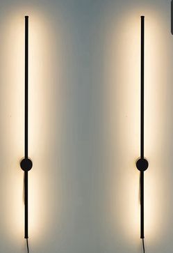Minimalist Architectural LED Wall Sconces — Set of 2
