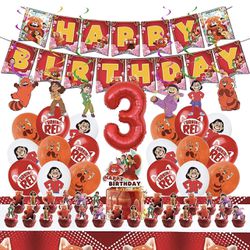 Red Panda Birthday Party Supplies ( Number 3 )