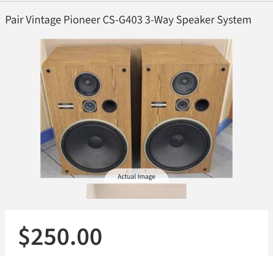 Old Vintage Speakers