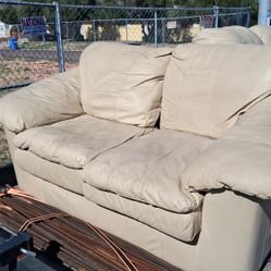 Leather Couch And Love Seat