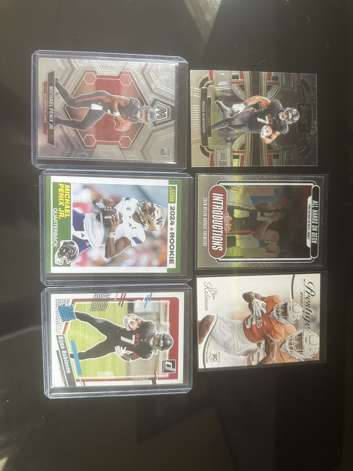 Atlanta Falcons 17 card lot