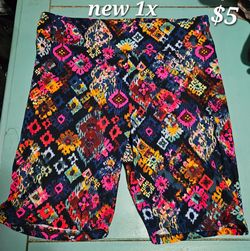 New women's 1x biker shorts