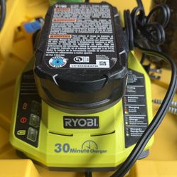 Ryobi 18V ONE+ 30-Minute Battery Charger (P118)