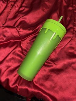 Green Glow Drip Starbucks Cup