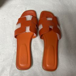 Orange Sandals