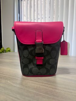 Pink coach bag new