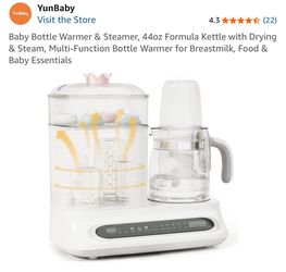 NEW Baby Bottle Warmer & Steamer