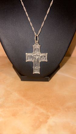 Beautiful Two-Sided .925 Saint Pendent (Pendent Only)