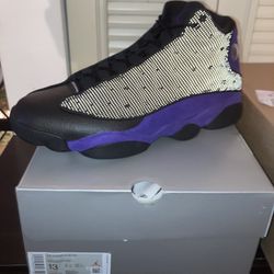 Jordan Retro 13 Court Purple Size 13