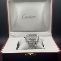 Designer Carti VVS Moissanite Watch 