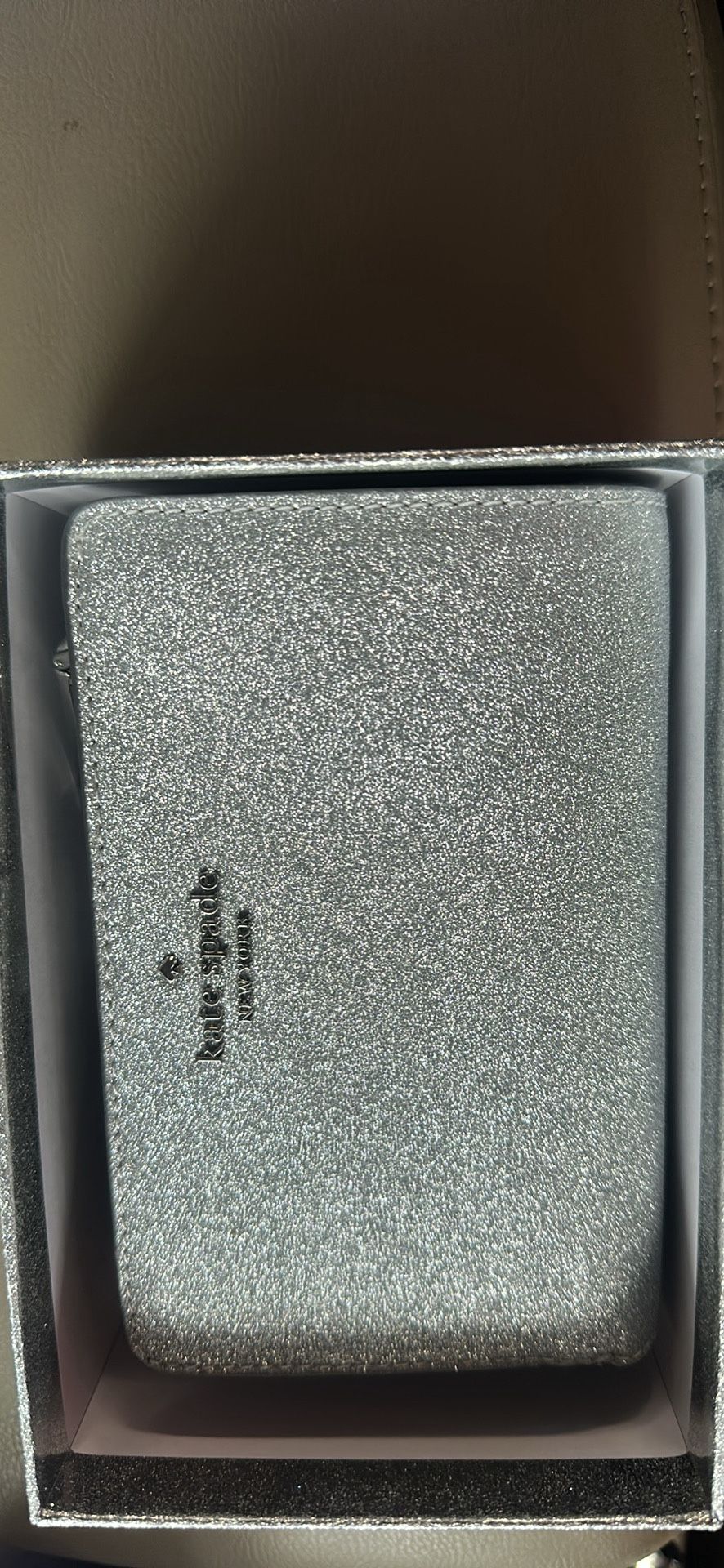 Kate Spade Silver Bifold Wallet