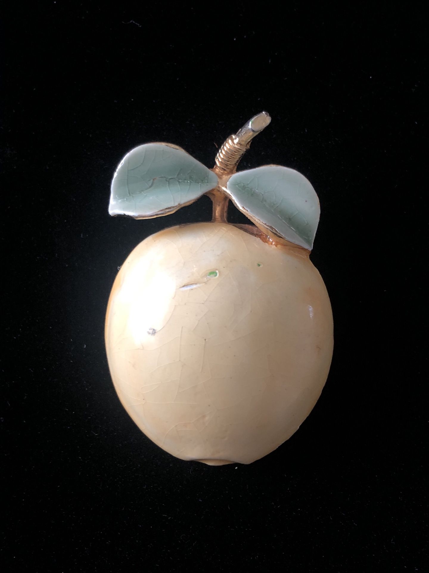 Vintage Enamel Brooch Pin
