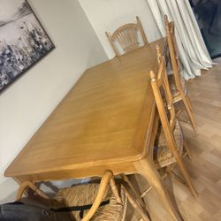 Table and 4 Chairs