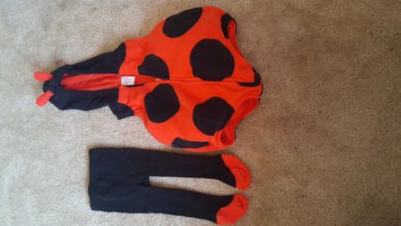 Baby girl ladybug costume