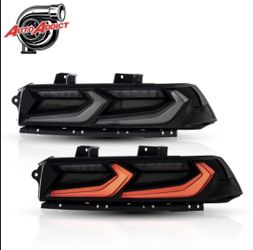 Camaro 2014-2015 Chevy Camaro Umbra LED Taillights – Gloss Black/Smoke Lens