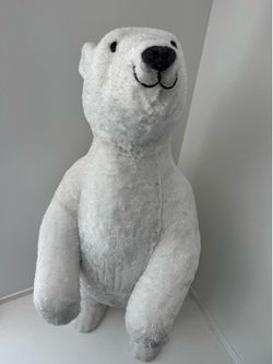 Large polar bear standing