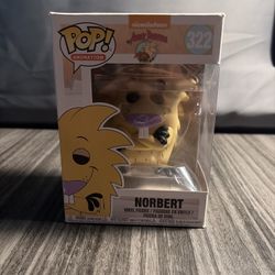 Funko POP! Animation Angry Beavers Norbert Beaver #322 Vinyl Figure DAMAGED BOX