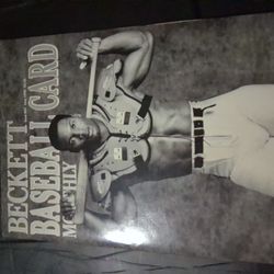 Vintage Becket Baseball Card Monthly (6) Lot 