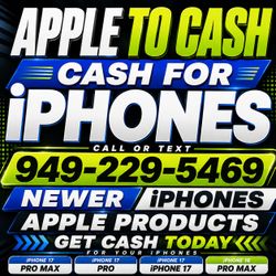 We Buy iPhones - Newer Ones 17, 16, 15, 14