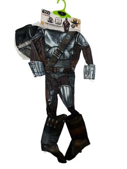 New Star Wars Mandalorian Child Costume Sz Small 4-6