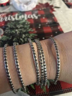 925 Sterling Silver Set Of 6 Pieces 