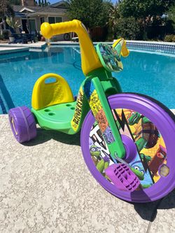 Big wheel teenage mutant ninja turtles TMNT trike tricycle