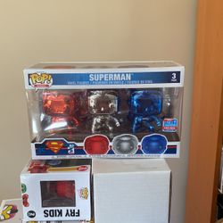 Superman 3 Pack Metallic- 2018 Fall Convention Exclusive limited Edition
