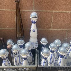 Empty Bottles Of Clays Azul